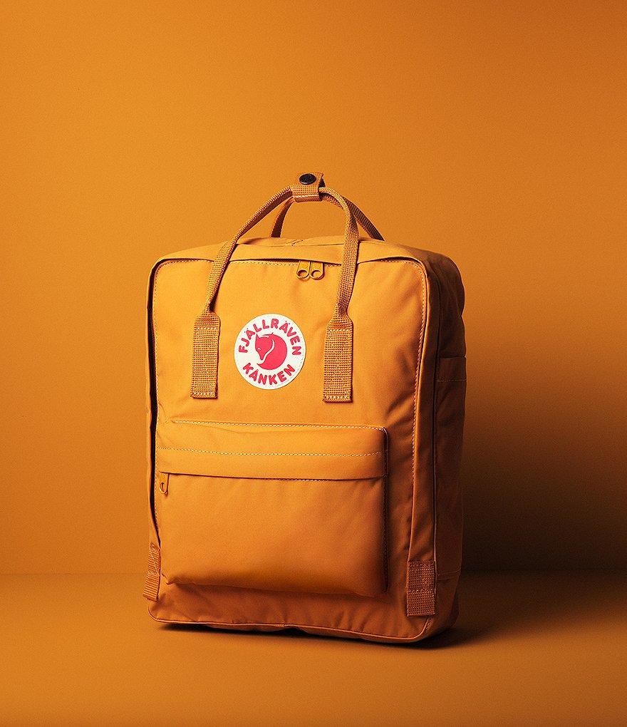 Fjallraven Kanken Water-Resistant Cotton Zipper Convertible Backpack