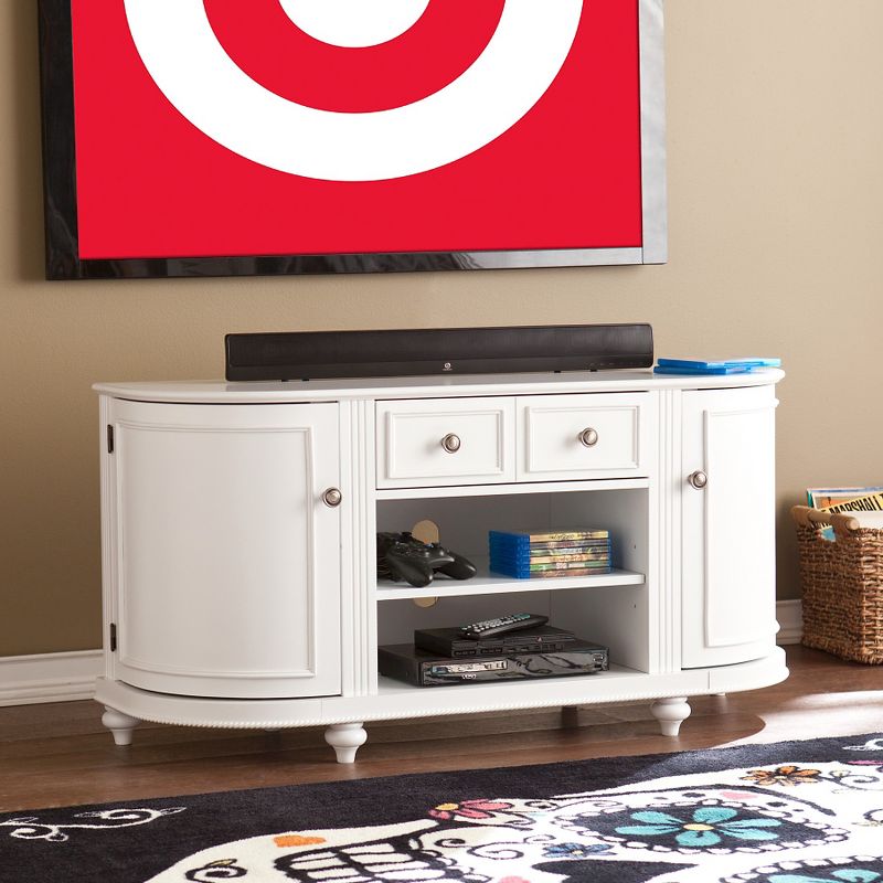 49" TV Stand - White - Aiden Lane