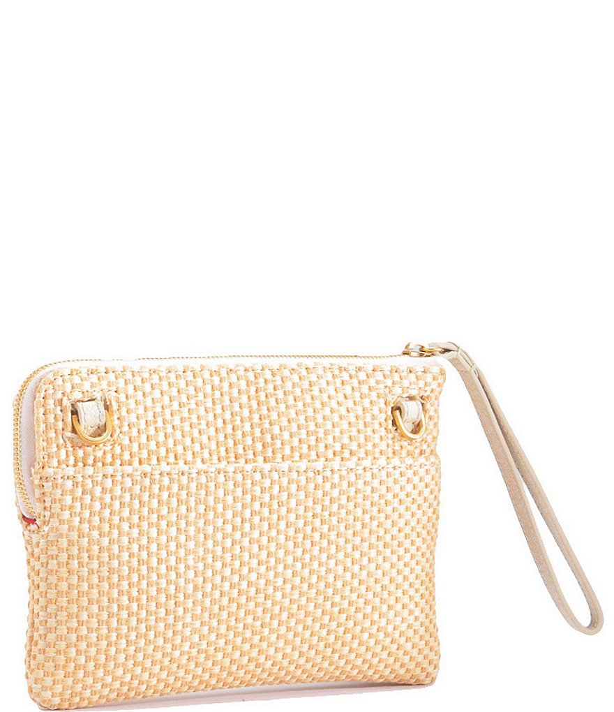 Etienne Aigner Adeline Signature Leather Wristlet Crossbody Bag