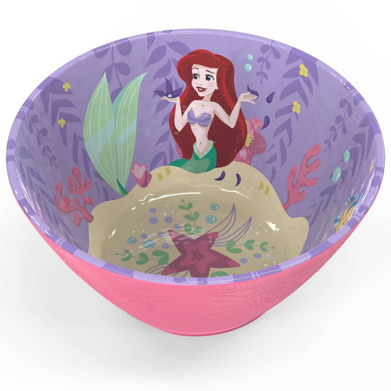 Disney Princess 3pc Melamine Dinnerware Set - Zak Designs