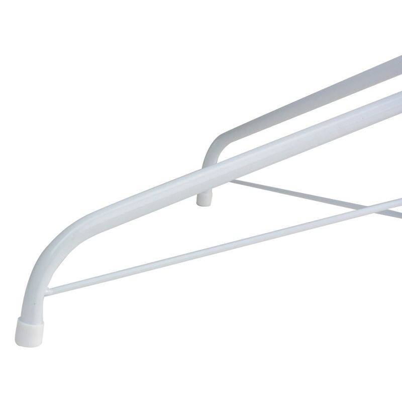 Lakeside 48" Snowy Burlap Christmas Tree Skirt with Doily Cloth