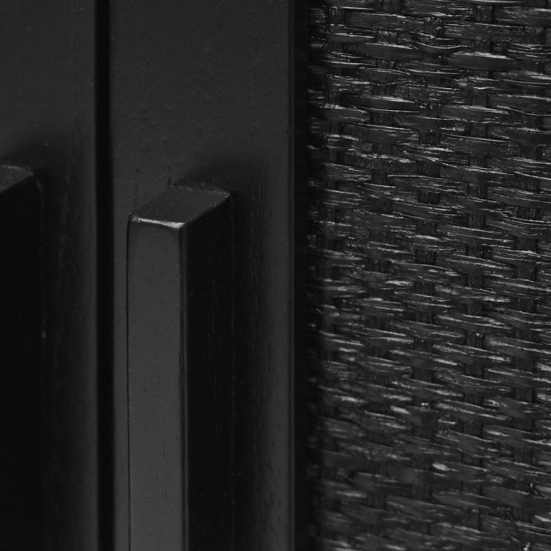 Delancey 2 Door Cabinet Matte Black - Hopper Studio