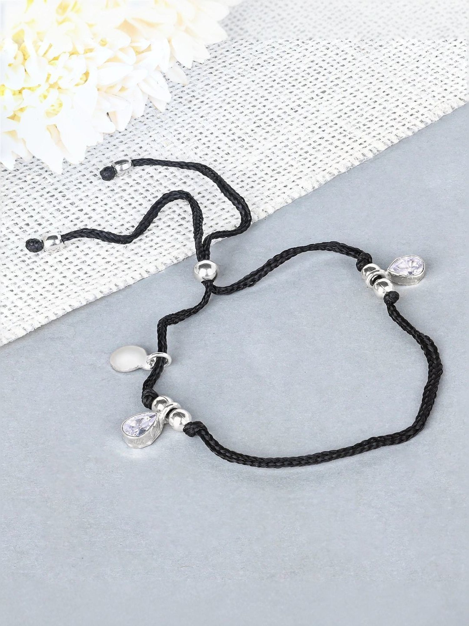 Silberry 92.5 Sterling Silver Isabelle Anklet