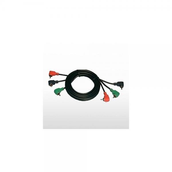 Philmore RGB Component Video Cable w/ Right Angle Connectors - 3' : 45-3203 (1)