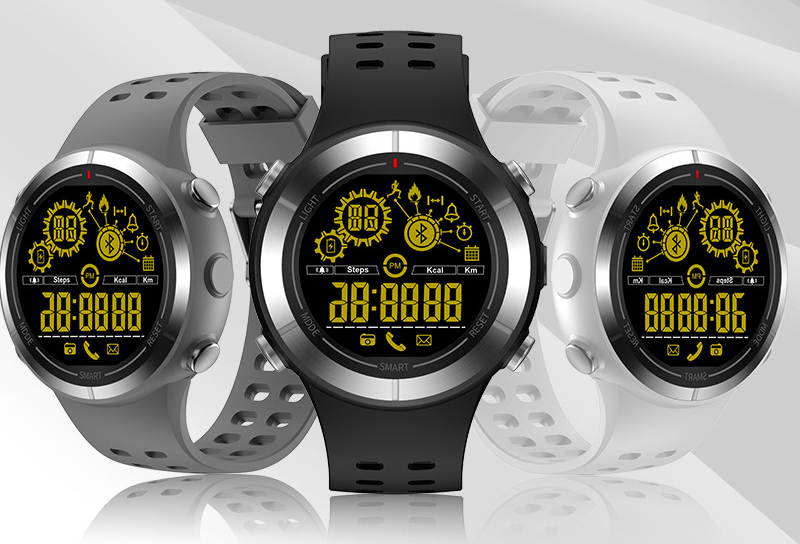 Smart Watch Baby Waterproof iOS  Player Camera Calendar Stopwatch Sync Compatible with iPhone and Android Silver ZNSB-EX32-S