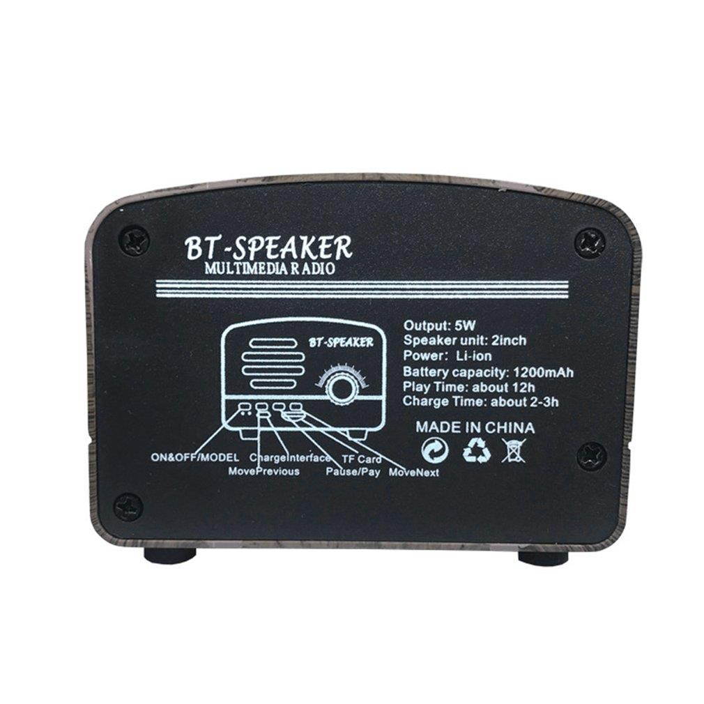 Portable Wireless HIFI Bluetooth Speaker Music Player Support TF Card FM Radio