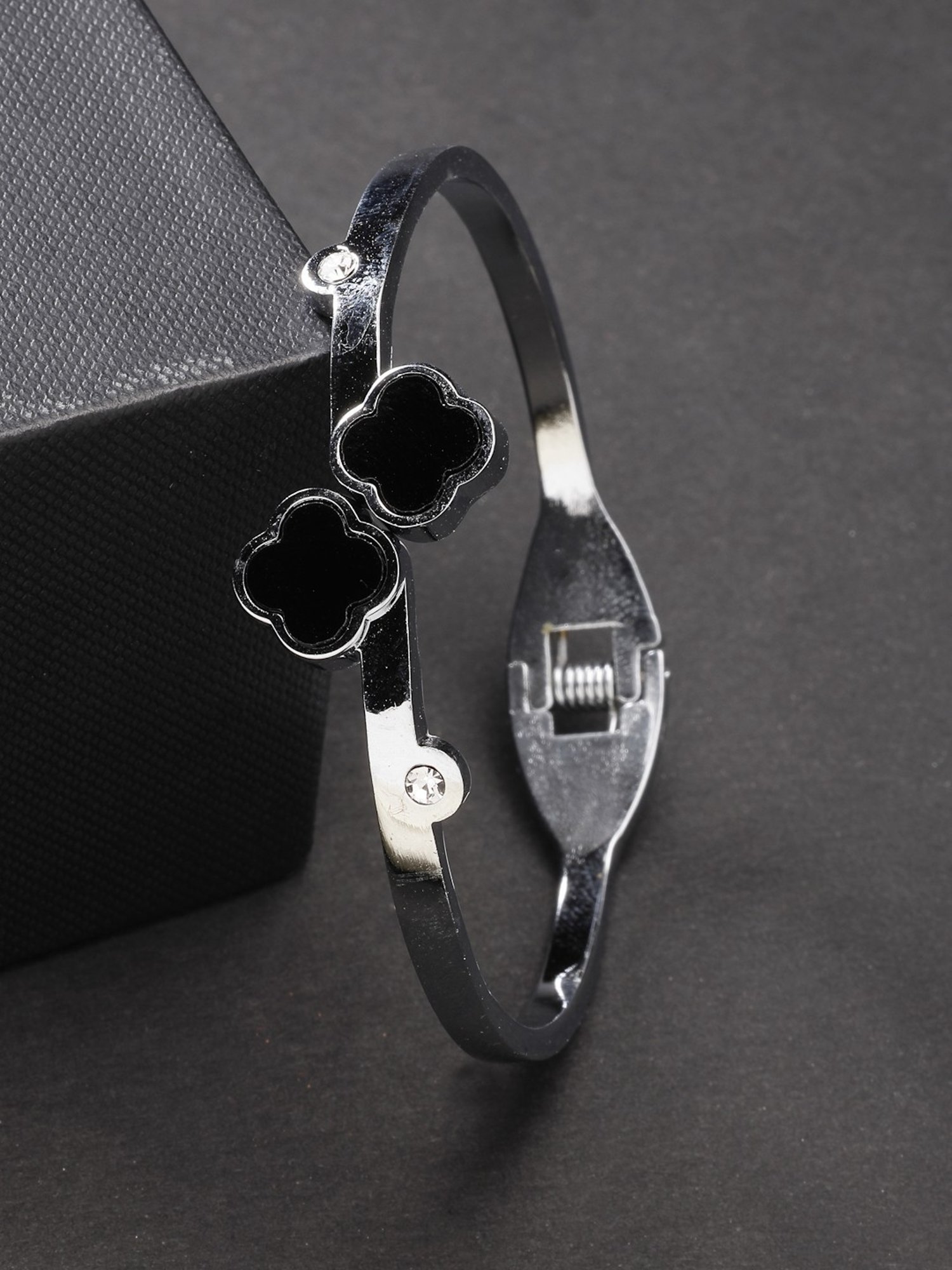 NVR Women's Silver-Plated Cuff Bracelet