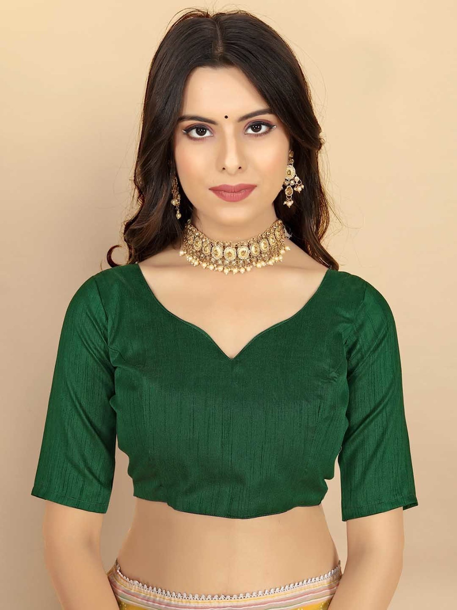 Rangita Yellow Printed Saree With Blouse