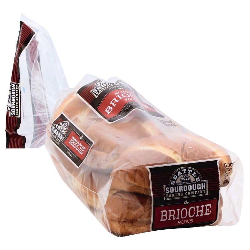 Seattle Sourdough Brioche Buns - 15.5oz/6pk
