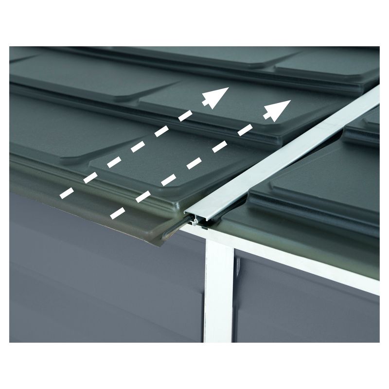 6'x 5.5' Everett Storage Shed Beige - Suncast