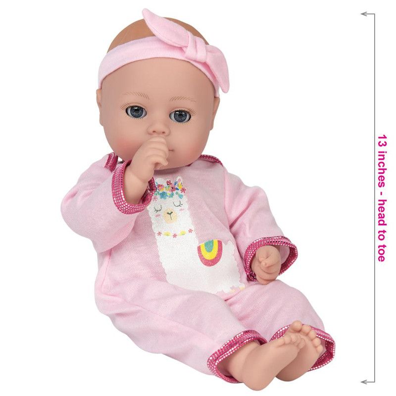 Adora My First Baby Doll - Playtime Llama Pajama, 13 inches, Open Close Eyes, Can Suck Her Thumb