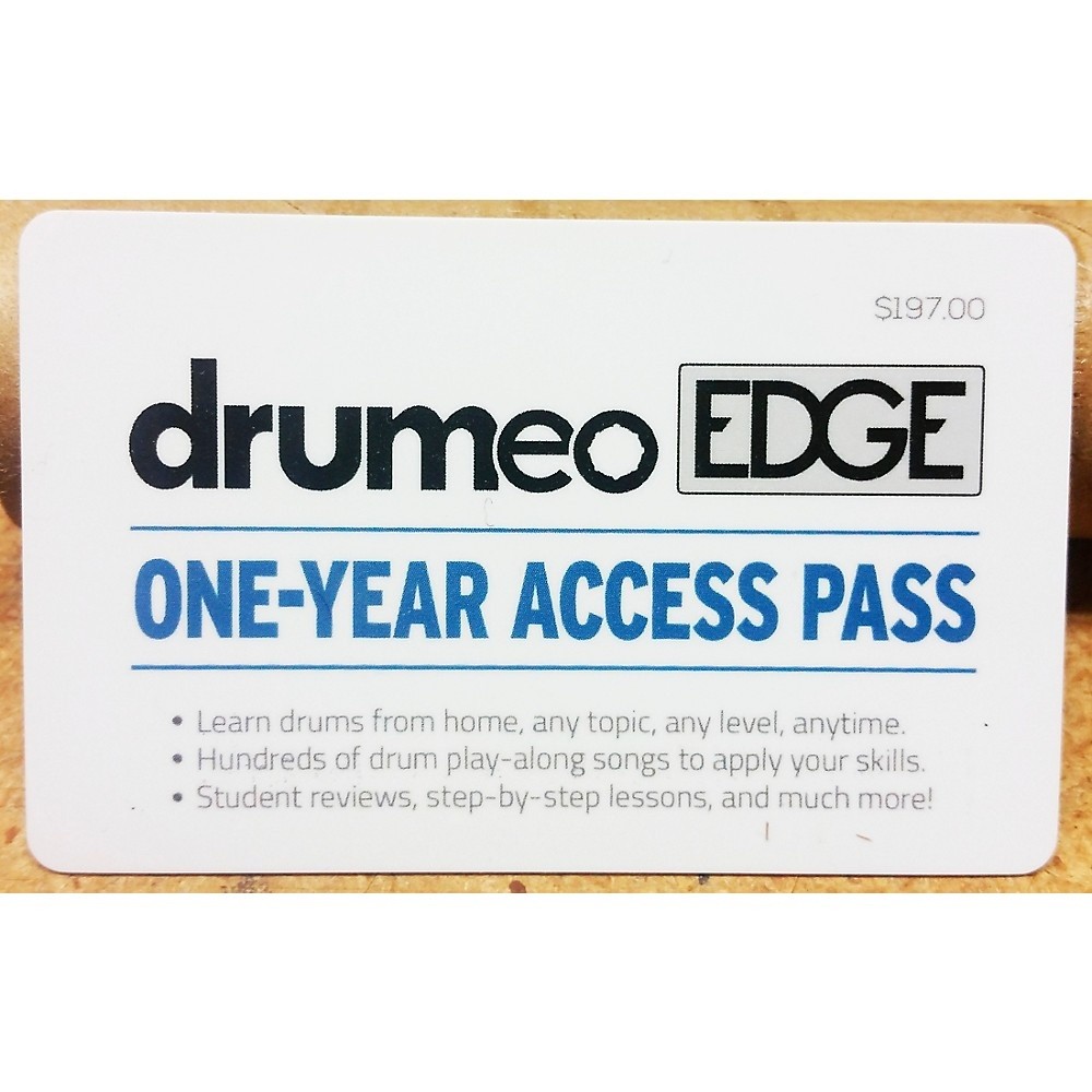 Drumeo Edge Membership Card - One Year