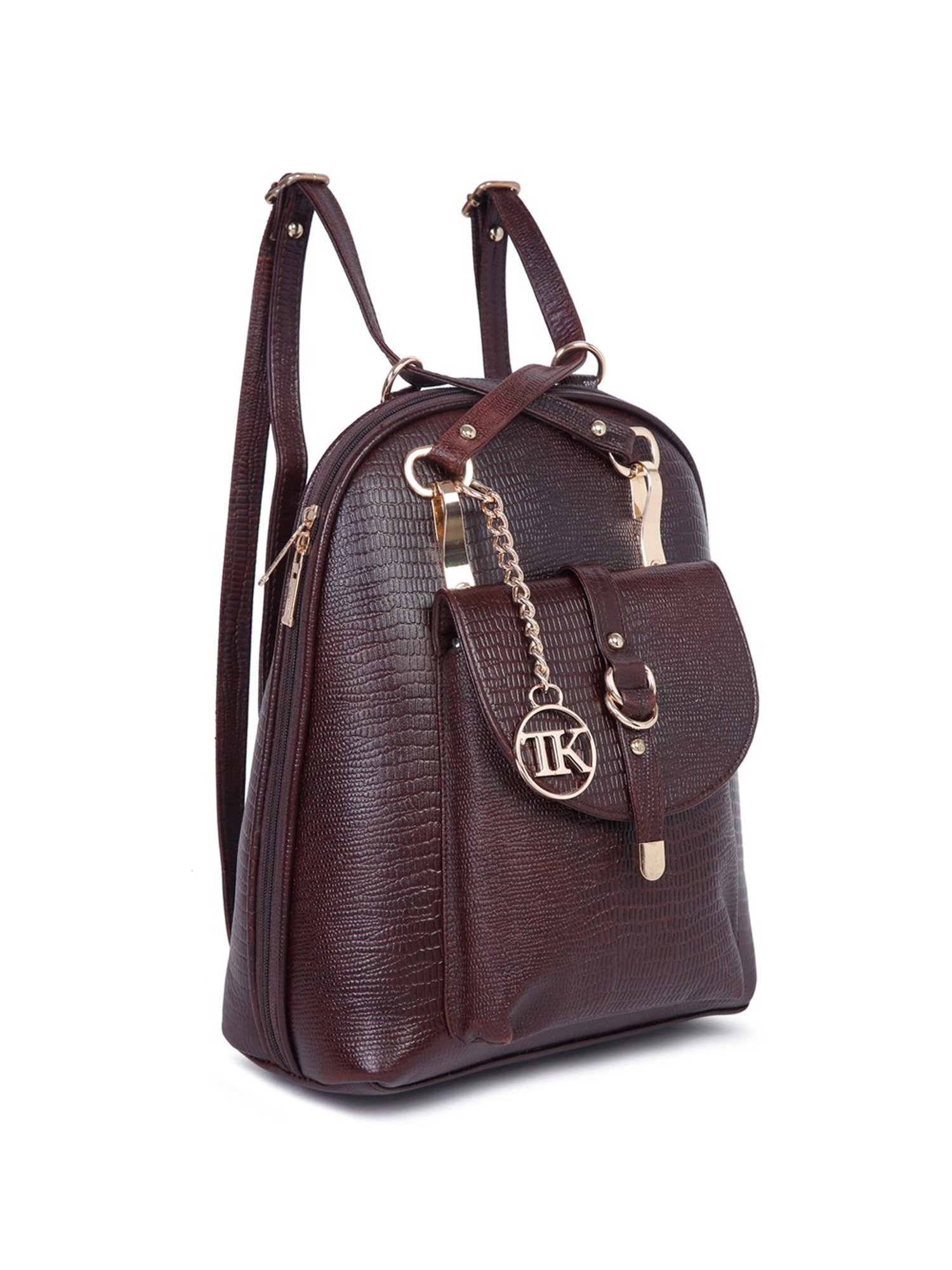 Tohl Fenwick Black Leather Medium Backpack