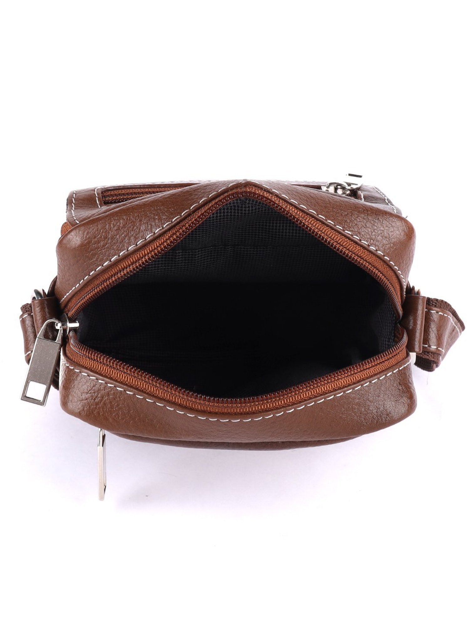 HiLEDER Pure Genuine Leather Messenger Shoulder Sling Cross Body Office Bag for Men and Women,Coffee