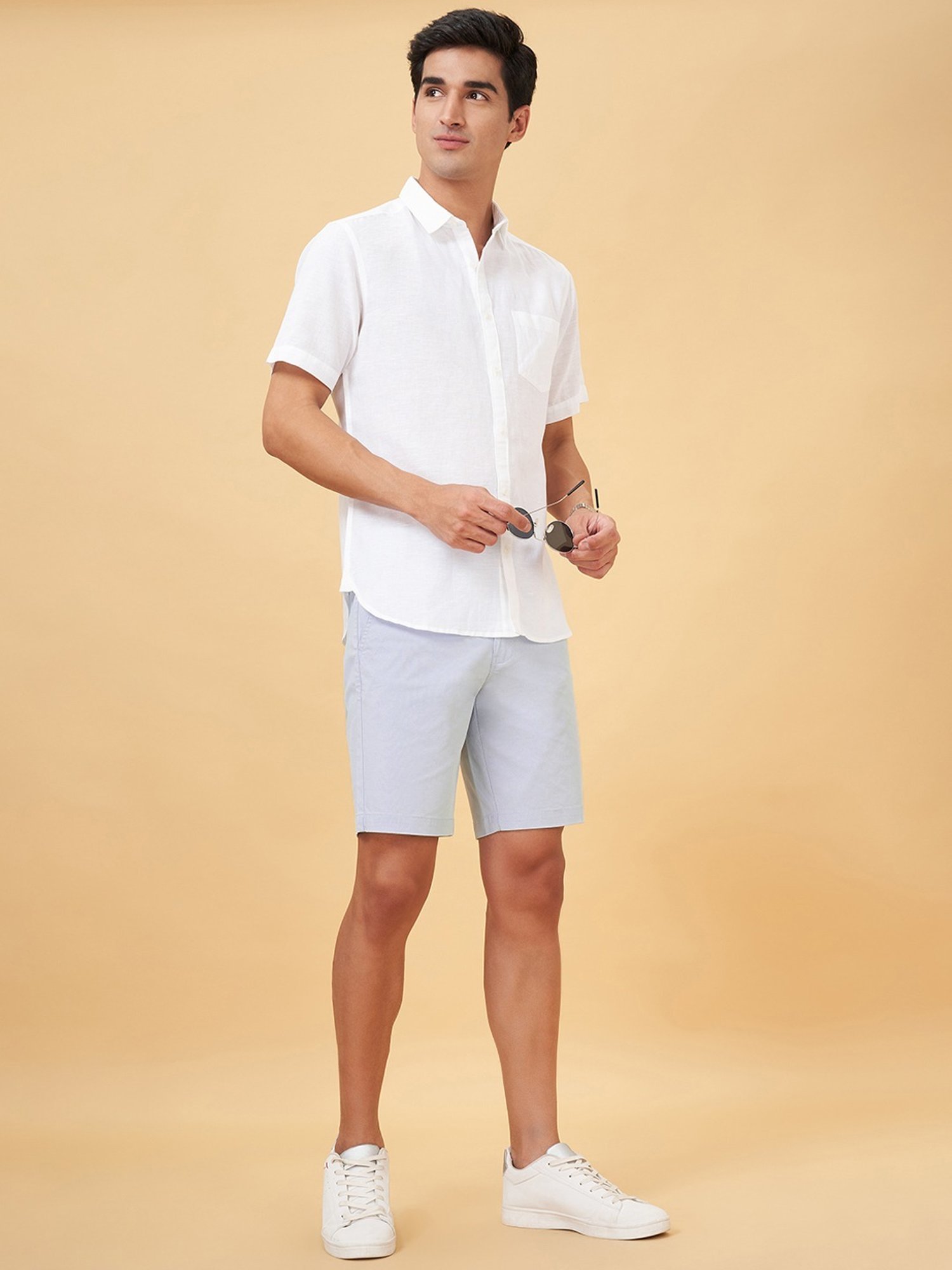 Byford By Pantaloons Angel Falls Slim Fit Shorts