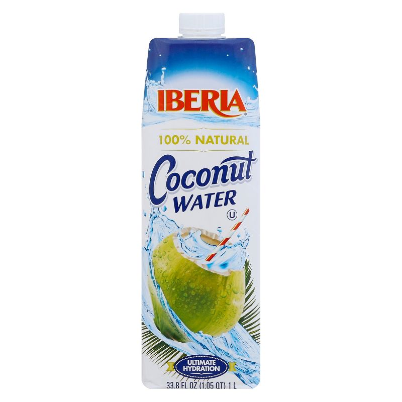 Iberia 100% Natural Coconut Water - 33.8 fl oz