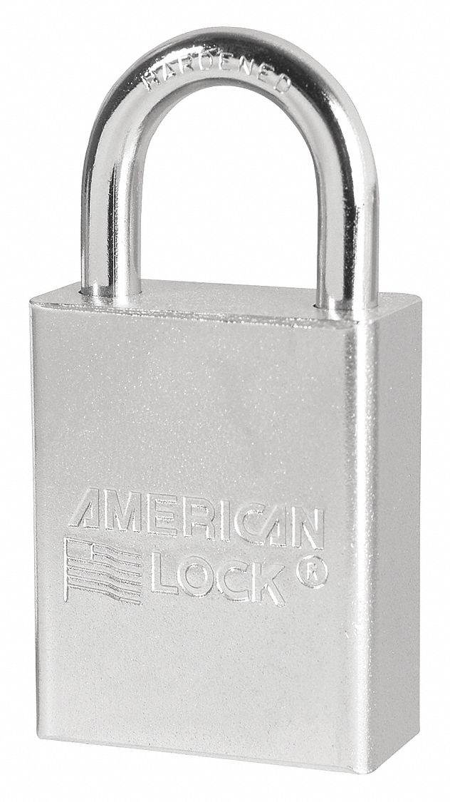 AMERICAN LOCK A5100 Keyed Padlock,Different,1-1/2"W