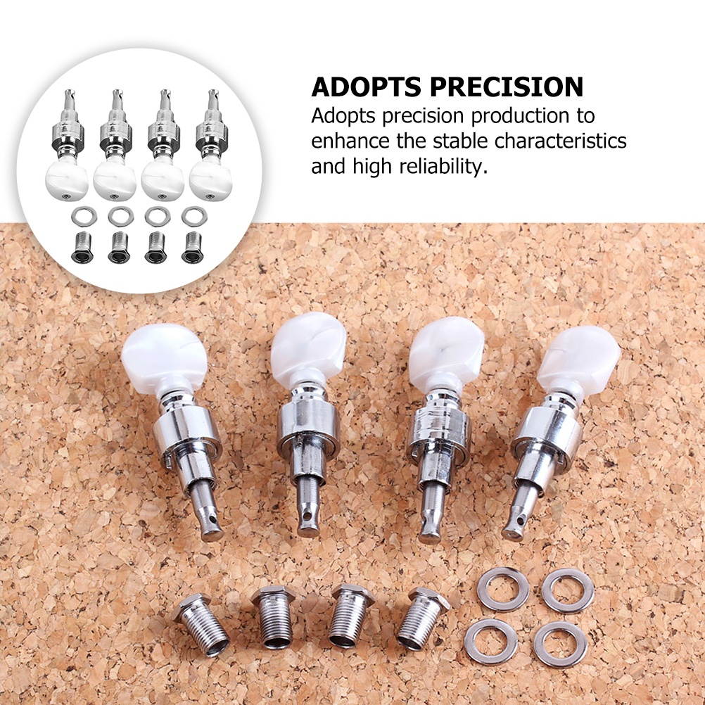 4pcs Banjo Tuning Pegs Tuners String Key Banjo Parts Accessories Tuning Kit
