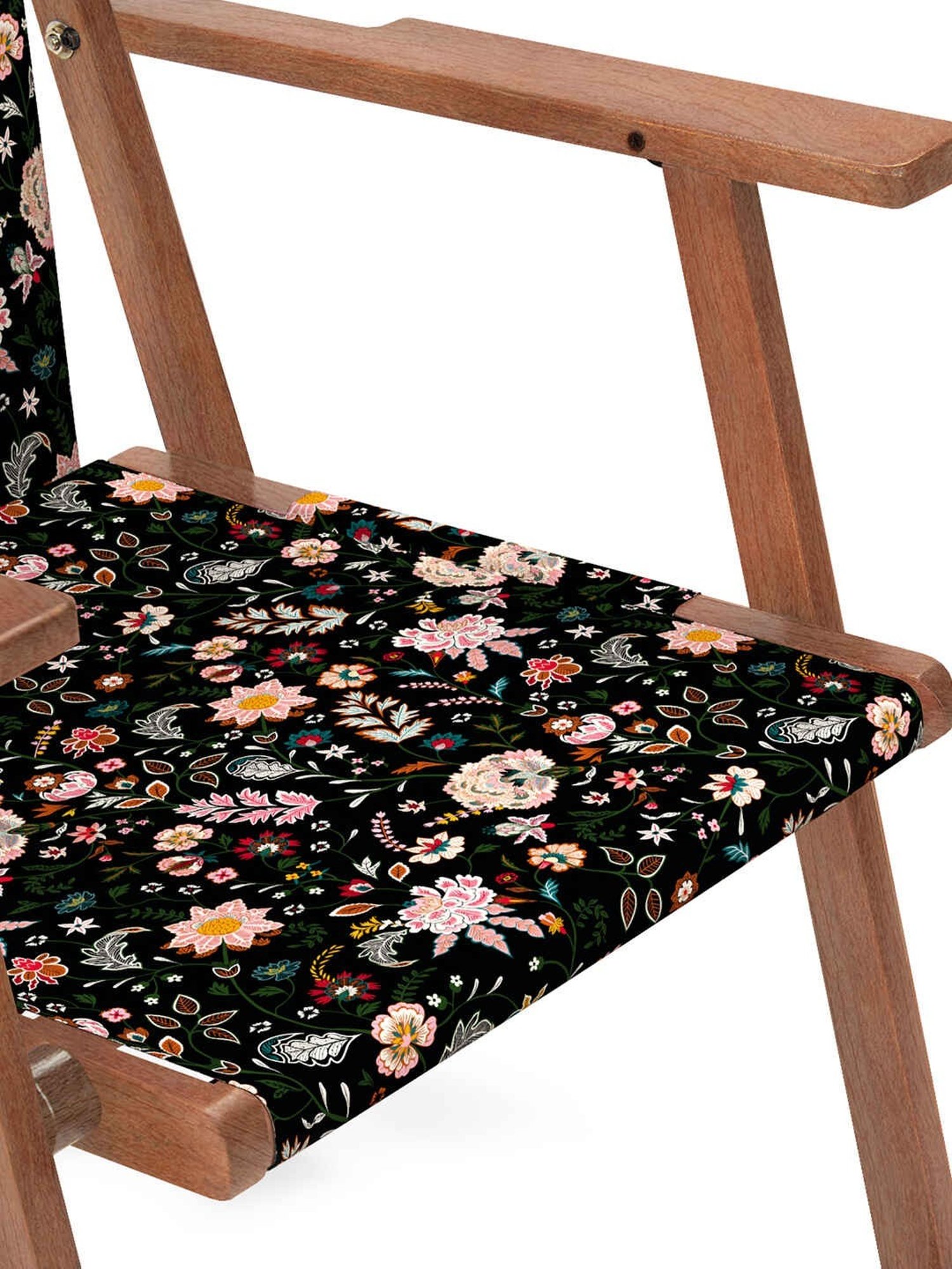 Durian Melania Cigar Brown Fabric Rocker Chairs