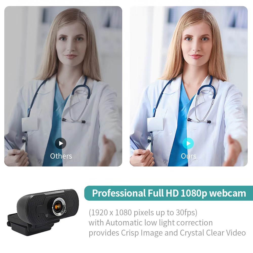 HD-F18 1080P Multi-function HD Camera WebCam with Microphone