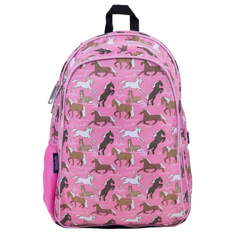Wildkin Horses in Pink 15 Inch Backpack