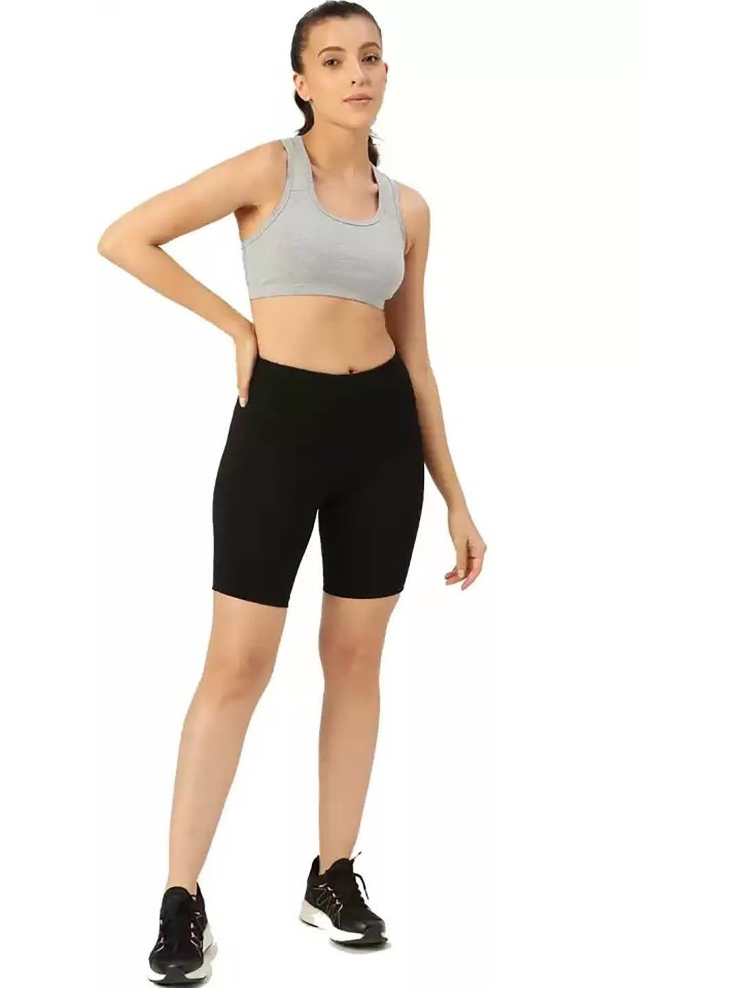 Clovia Teal Non Wired Padded Sports Bra