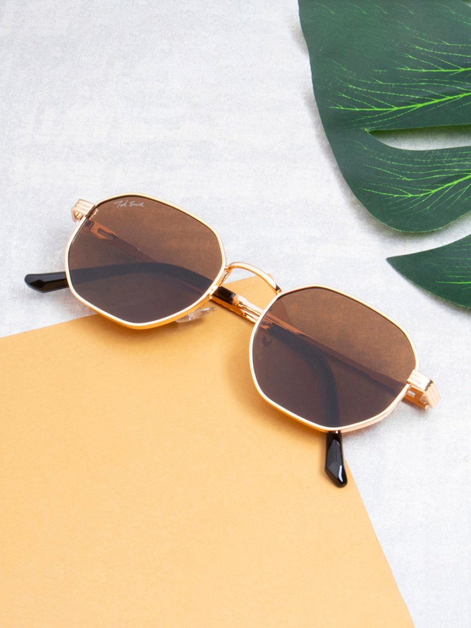 Opium Grey UV Protection Square Sunglasses for Women