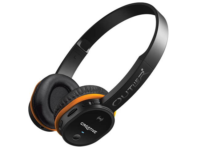 Creative Black 51EF0690AA008 Supra-aural Wireless On-Ear Headphones (Black)