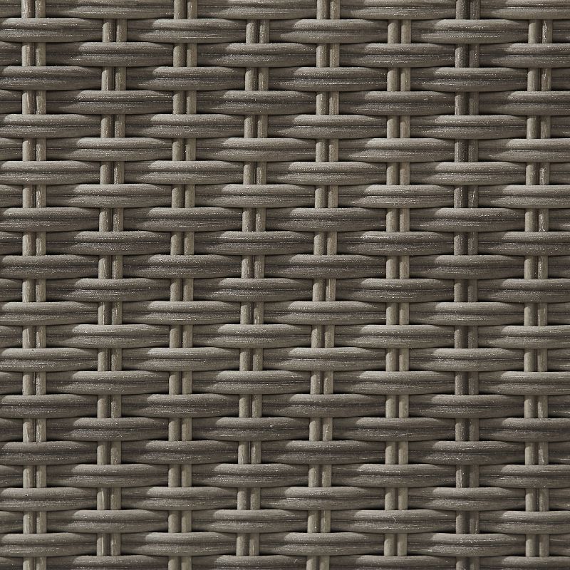 3pc Rattan Wicker Patio Sectional Set with End Table - Art Leon