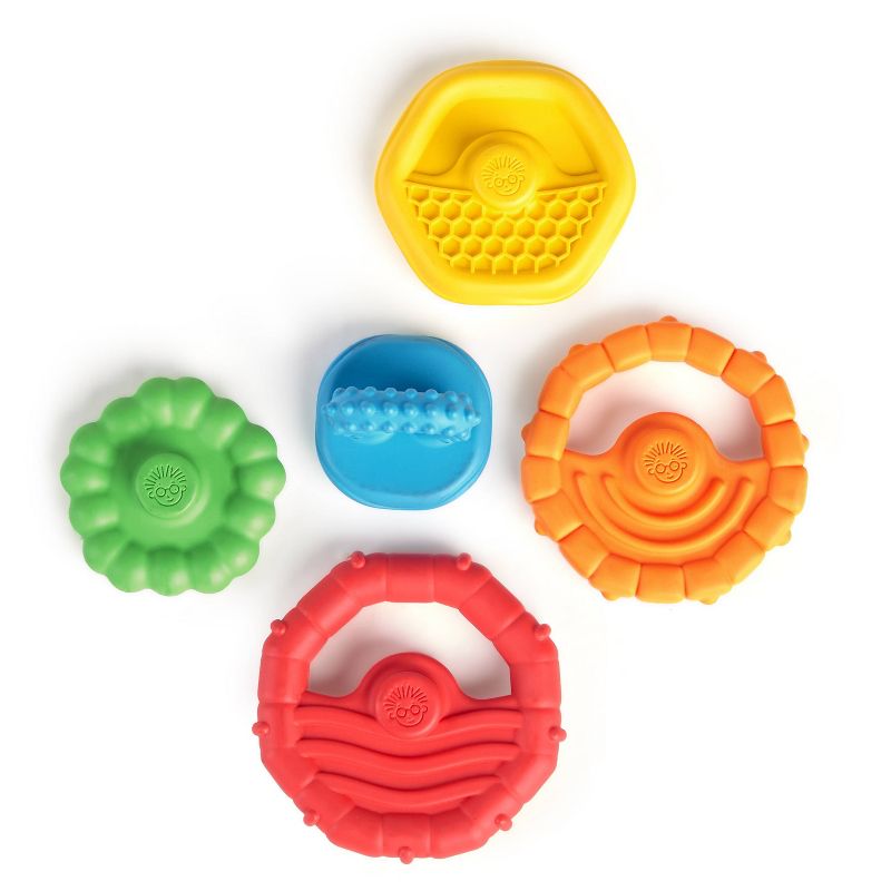 Baby Einstein Stack & Teethe Multi-Textured Teether Toy