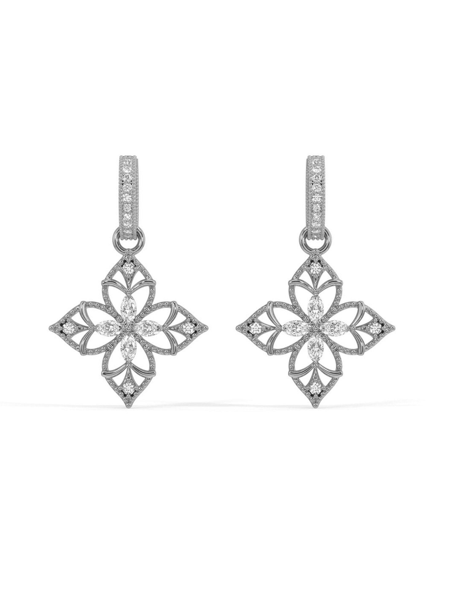 Silvermist 925 Sterling Silver Cassia Sky Hoop Earrings for Women & Girls