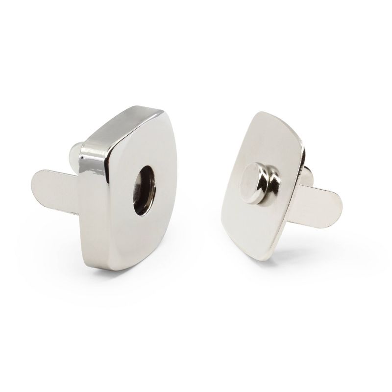 Dritz 12ct Snaps Magnetic Square Nickel
