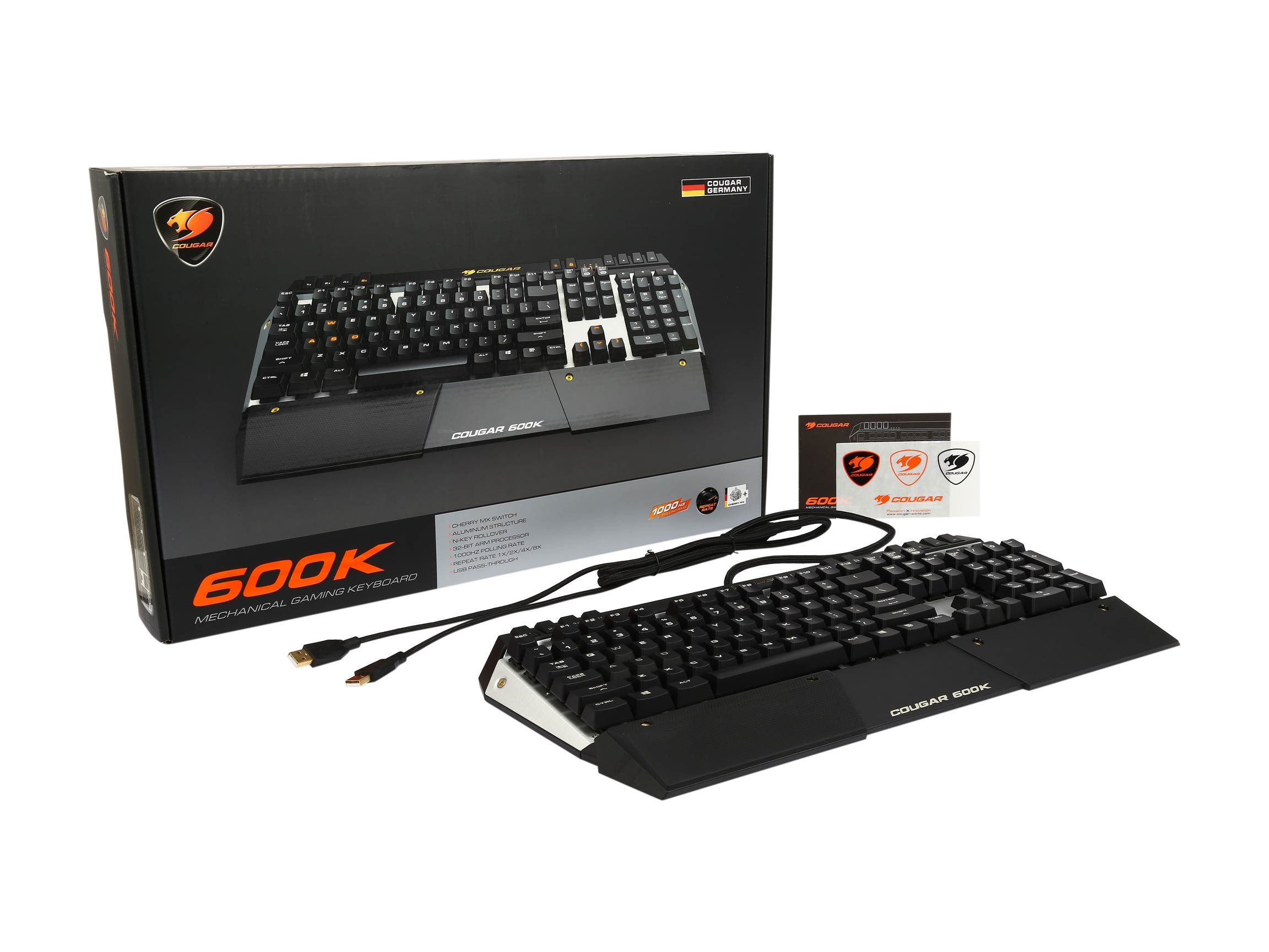 COUGAR KBC600-1IS 600K Gaming Mechanical Keyboard with Cherry MX Red Switch