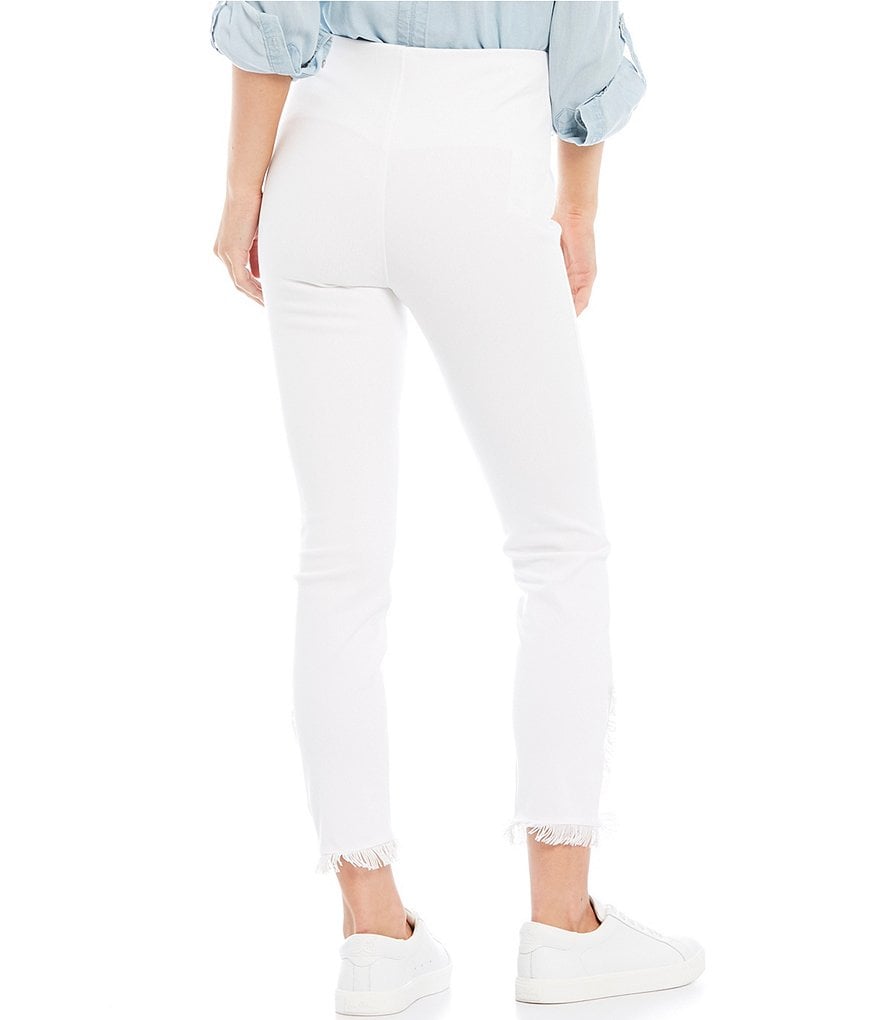 Lysse Fringe Tulip Denim Leggings