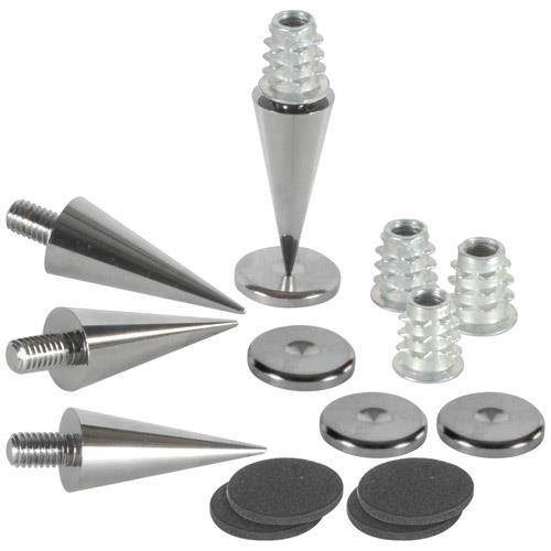 Dayton Audio DSS3-BC Black Chrome Spike Set 4 Pcs. 240-670