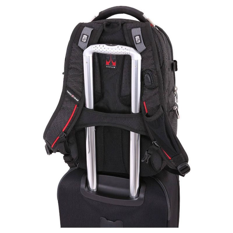 SWISSGEAR 18.5" Scan Smart TSA Laptop and USB Power Plug Backpack - Black