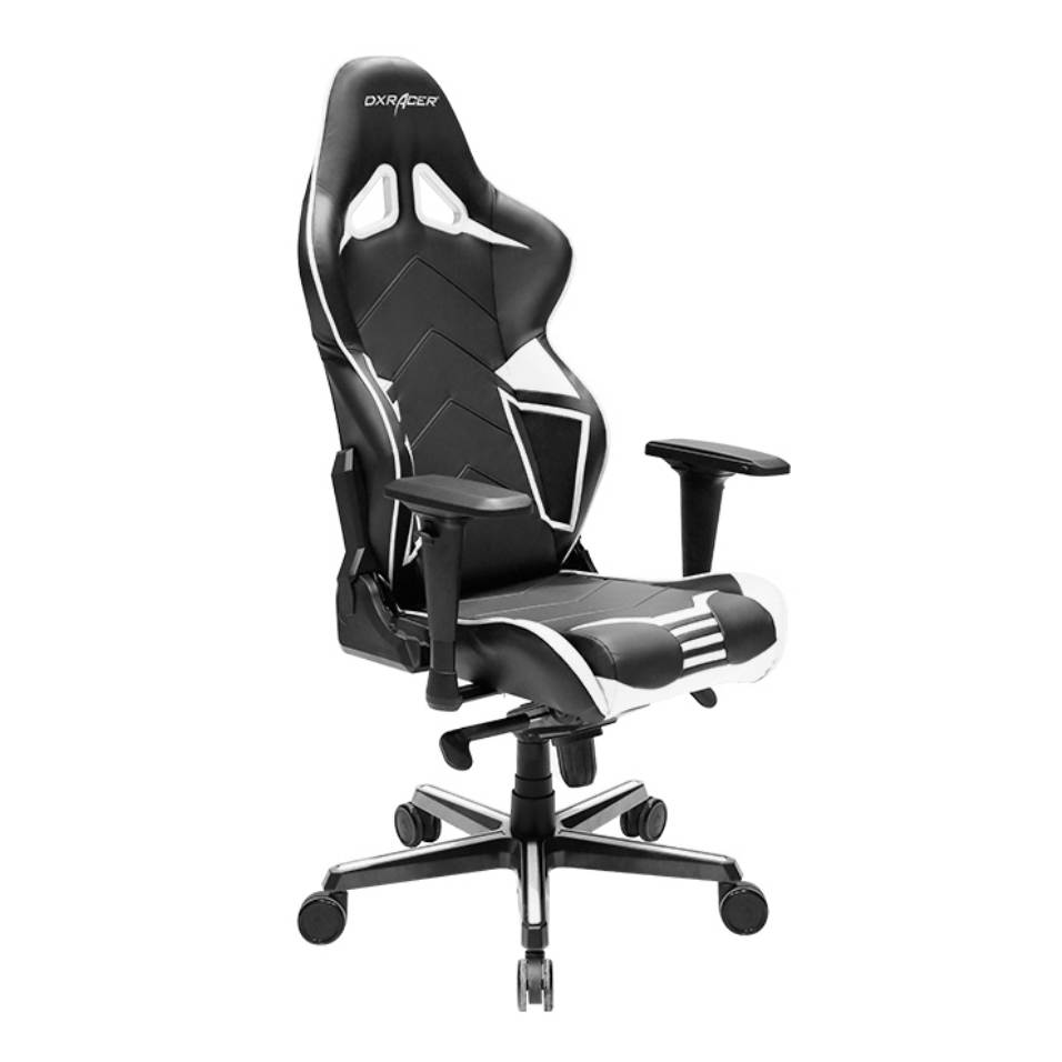 DXRacer Racing Series OH/RV131/NW Newedge Edition Racing Bucket Seat Office Chair Gaming Chair PVC Ergonomic Computer Chair eSports Desk Chair Executive Chair With Pillows