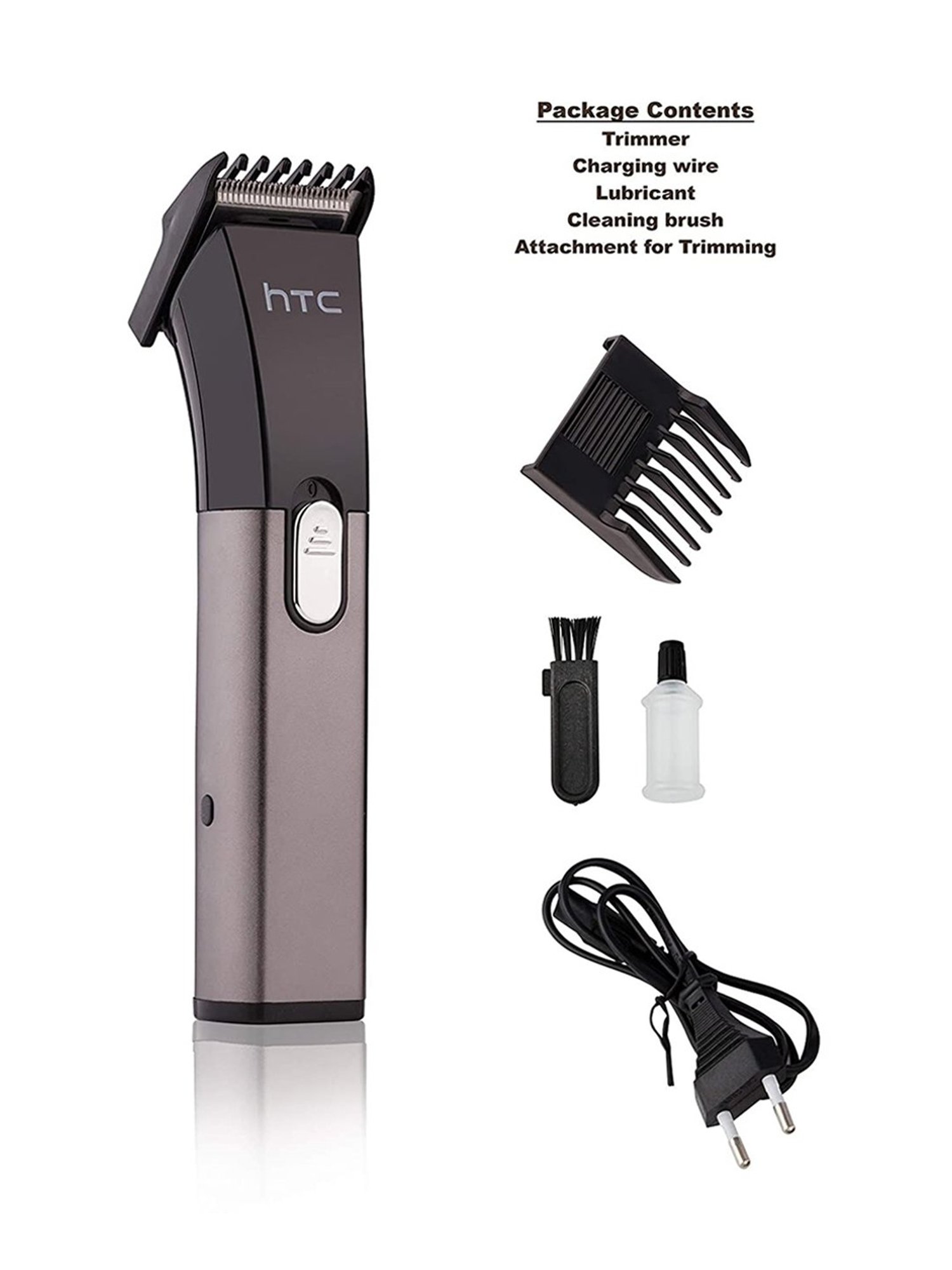 HTC AT-1107B Trimmer with 45 min Runtime, 4 Length Settings (Black)