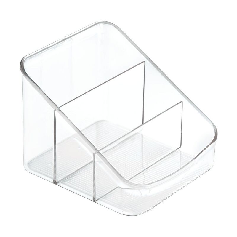 mDesign Plastic Kitchen Food Storage Organizer Bin Combo - Set of 3 - Clear