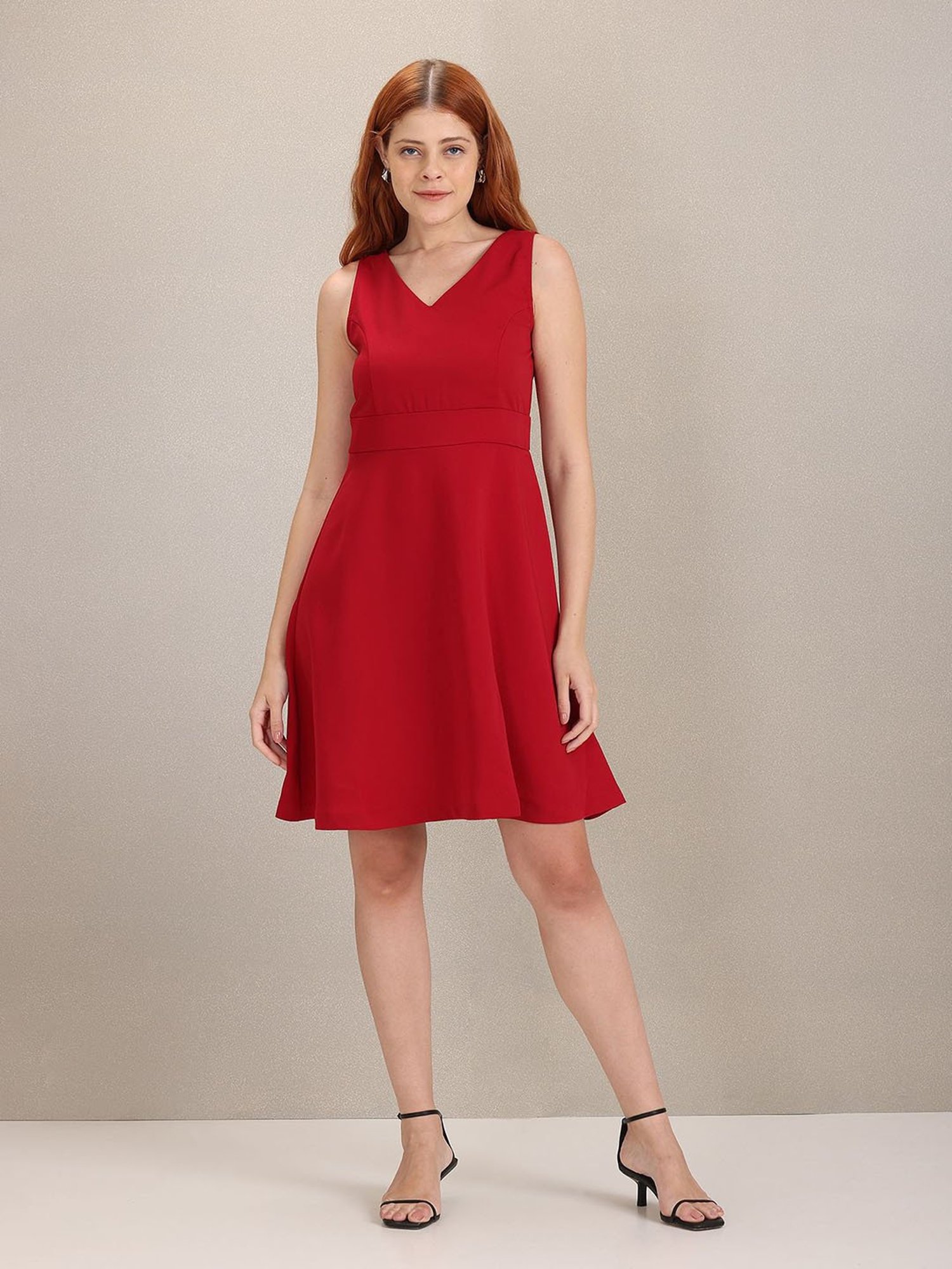 U.S. Polo Assn. Red A Line Dress