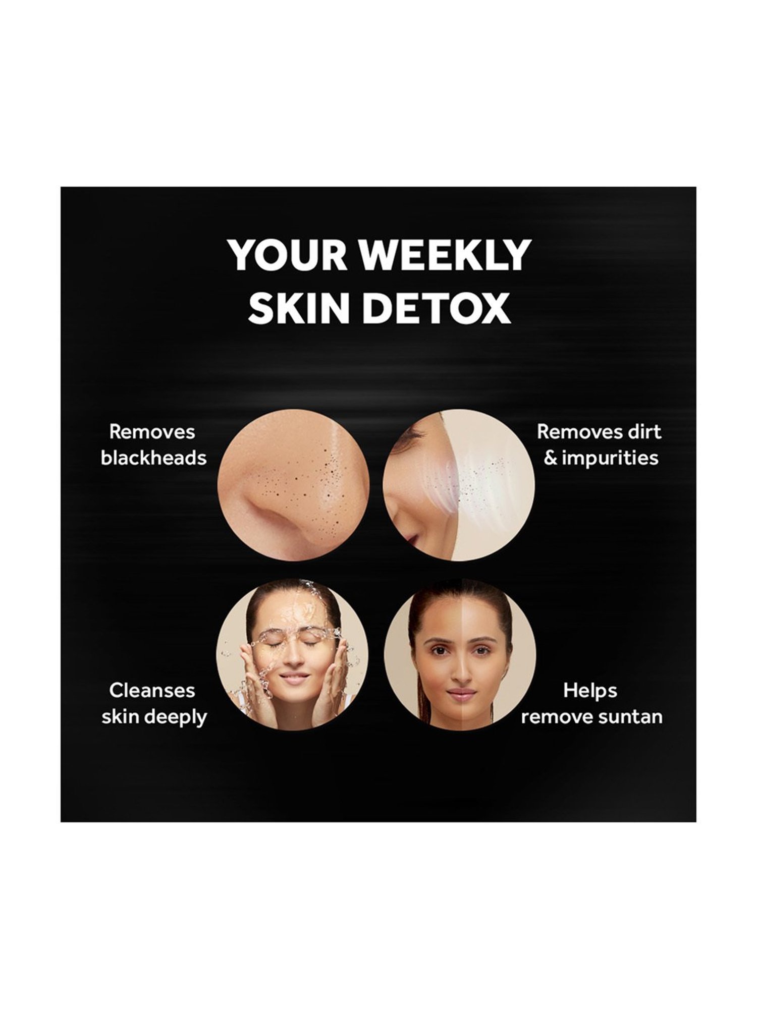 POND'S Pure Detox Deep Cleansing Activated Charcoal Face Scrub - 100 gm