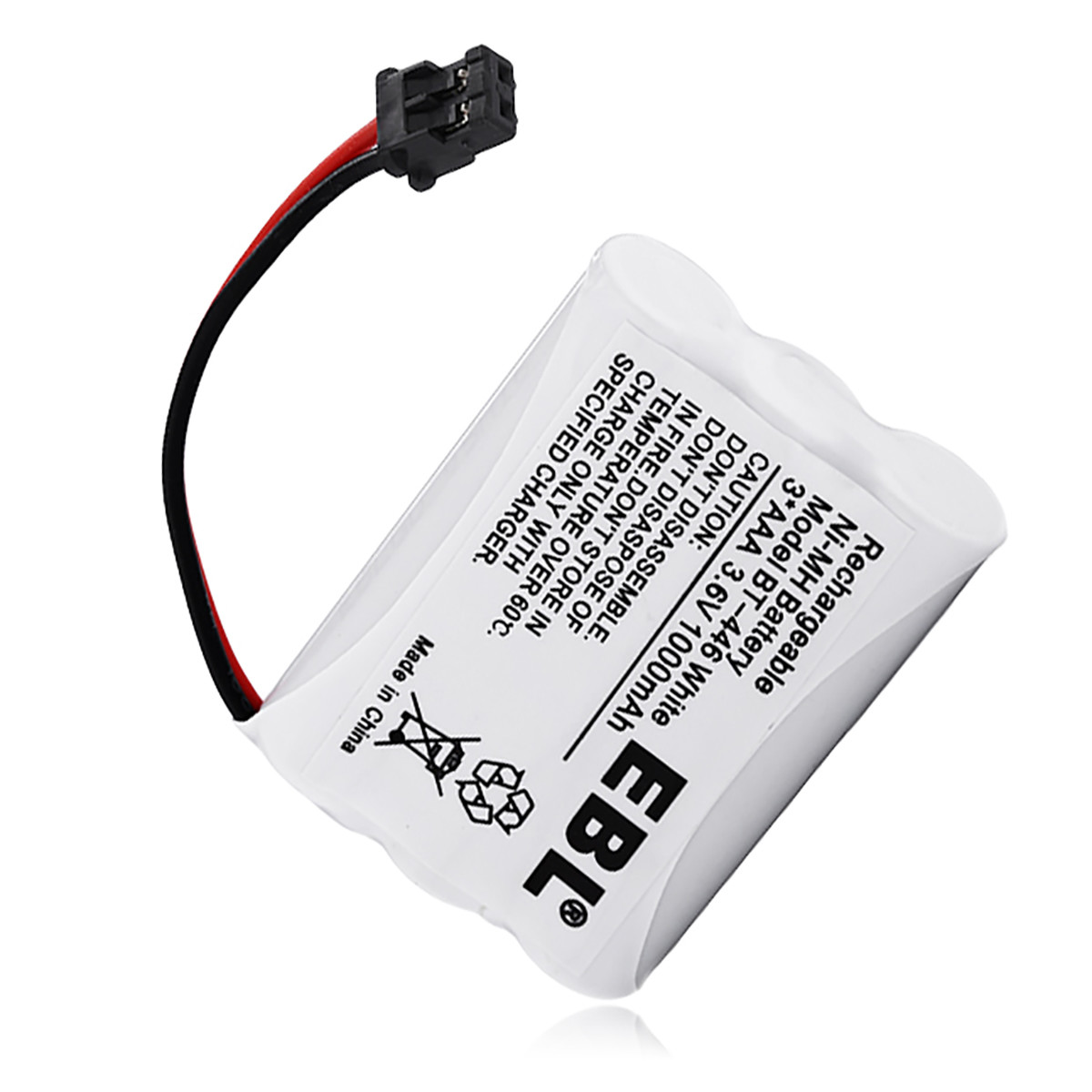 EBL 3 Pack 1000mAh 3.6V Ni-MH Battery for Uniden BT-446 BT446, BP-446 BP446, BT-1005 BT1005, TRU8885, TRU8885-2 Cordless Phone Batteries