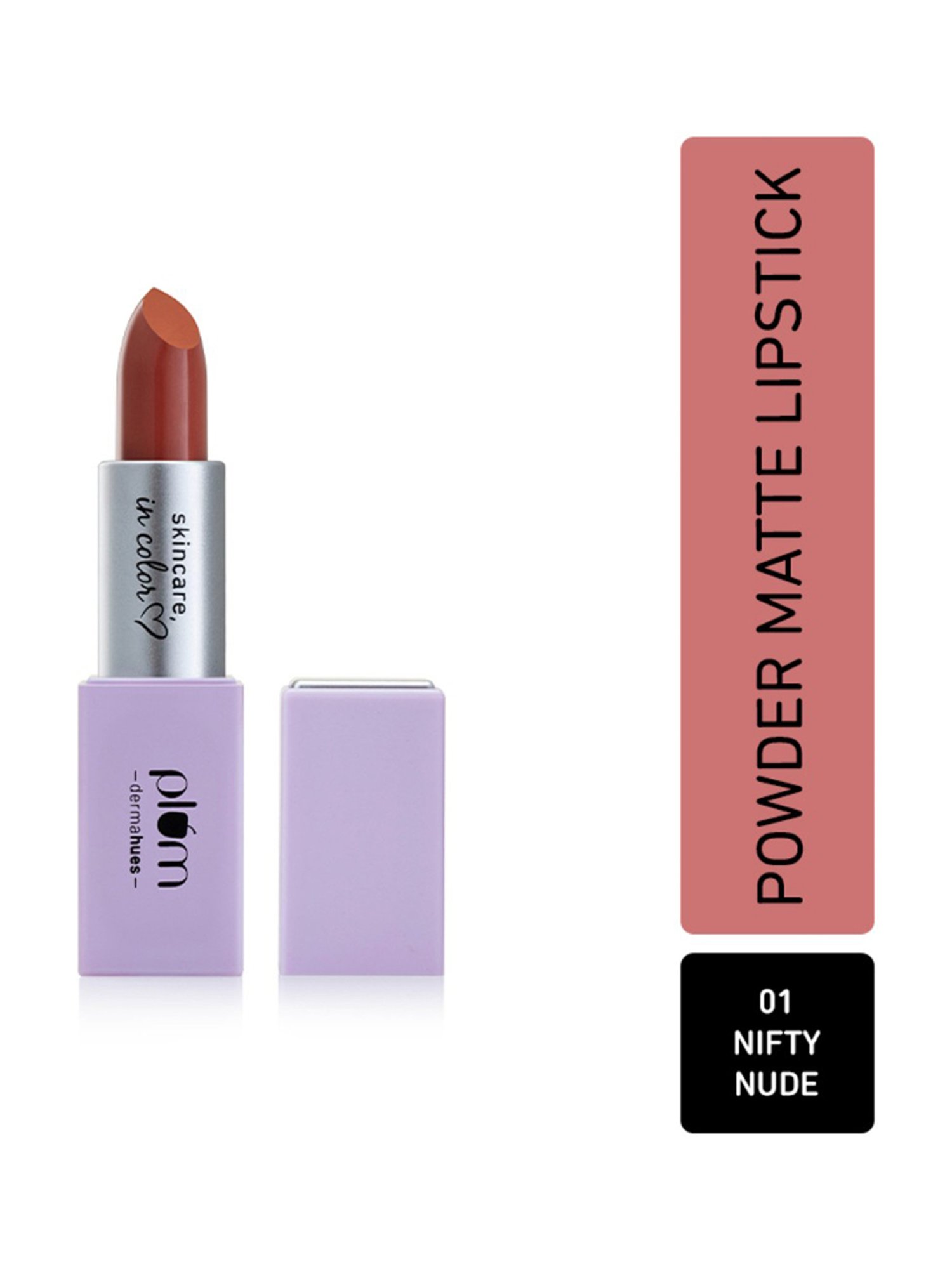 Plum Velvet Haze Matte Lipstick 01 Nifty Nude - 4.2 gm
