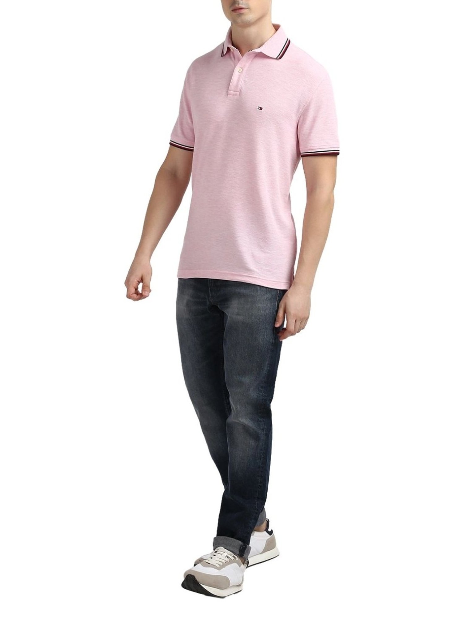 Tommy Hilfiger Pink Regular Fit Polo T-Shirt