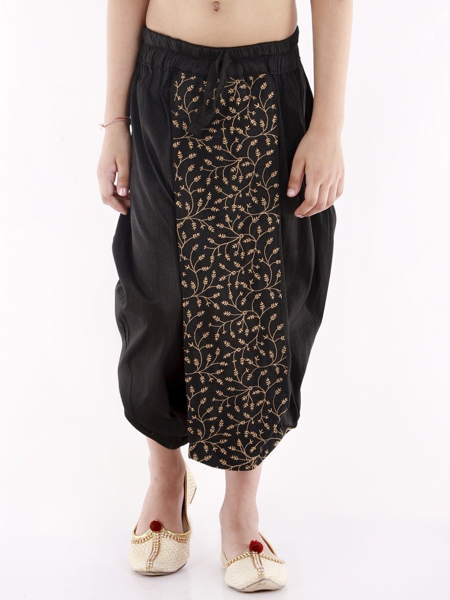 VASTRAMAY Kids Maroon Regular Fit Dhoti