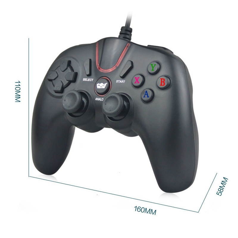 Wired Game Controller Gamepad Handle for PS3 / Compute