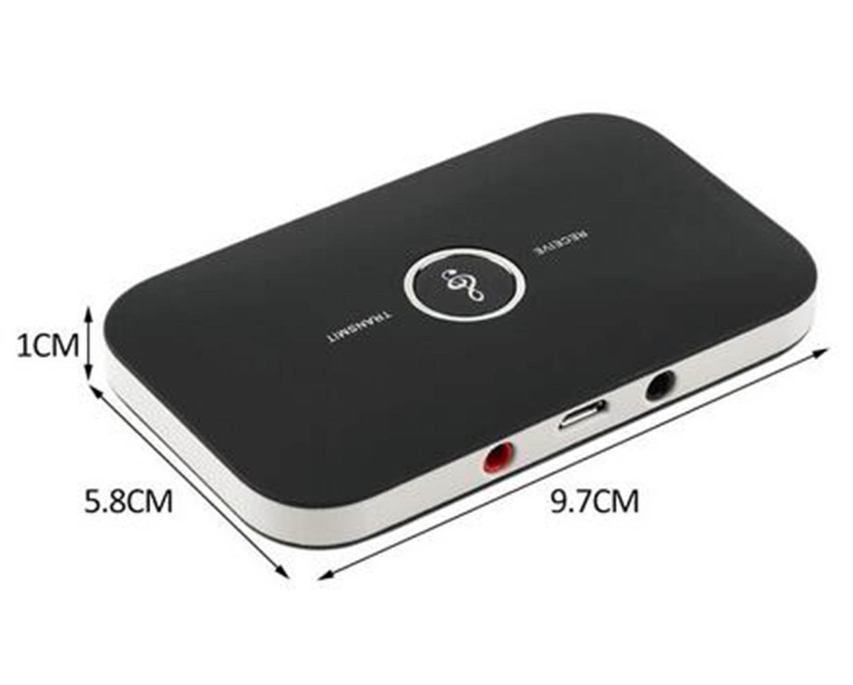 2in1 Bluetooth 5.0 Transmitter & Receiver Wireless A2DP Audio Adapter Aux 3.5mm Audio Player for TV / Home Stereo /Smartphone