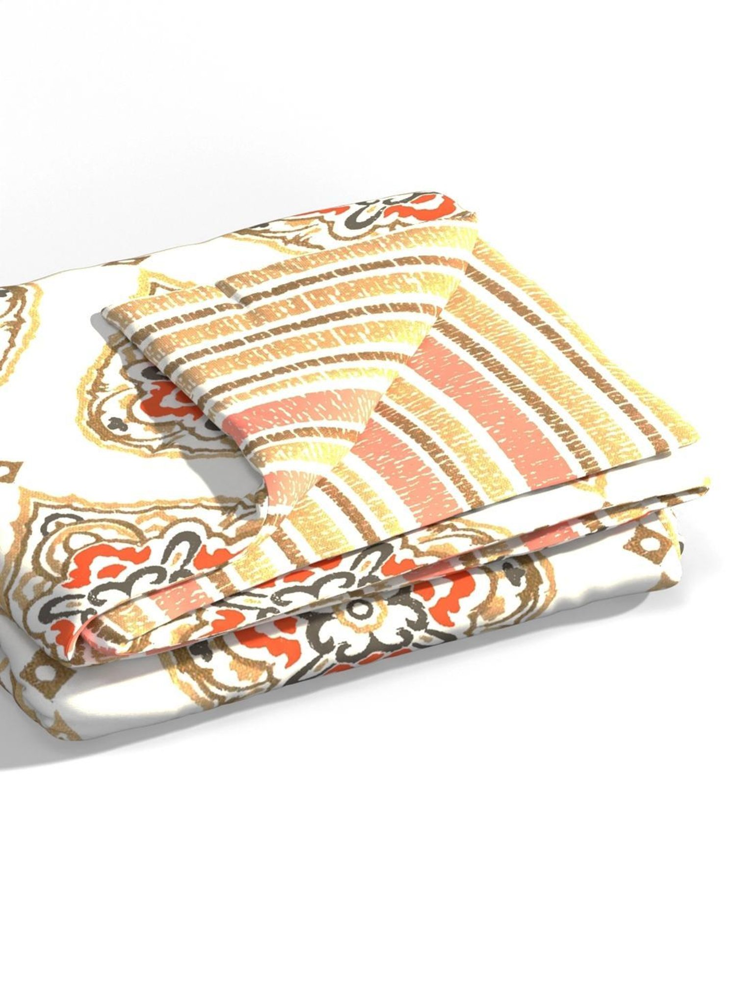 Bianca MEZZO Mustard Cotton 140 TC 150 GSM Single Size Dohar