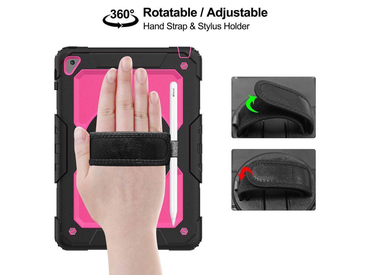 iPad 9.7 2018 2017 Case iPad Air 2 Case iPad Pro 9.7 Case Heavy Duty Rugged Shockproof Protective Hard Case Cover For for Apple iPad 6th / 5th Generation / iPad Air 2 / iPad Pro 9.7 inch