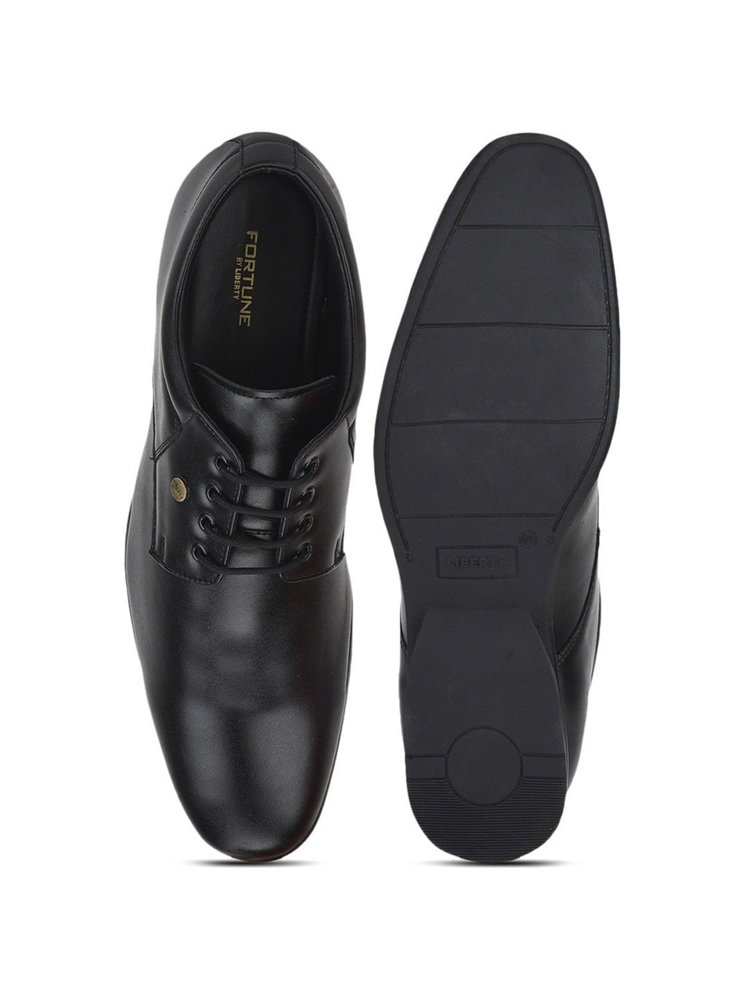 Fortune by Liberty Men's ROBERT-2 Black Derby Shoes